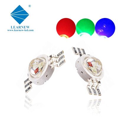 Temiz Bakır Leadframe 3w Rgb Led Array Yüksek Güçlü Kırmızı Yeşil Mavi Led Chip Led Downlight ve Track Lighting için