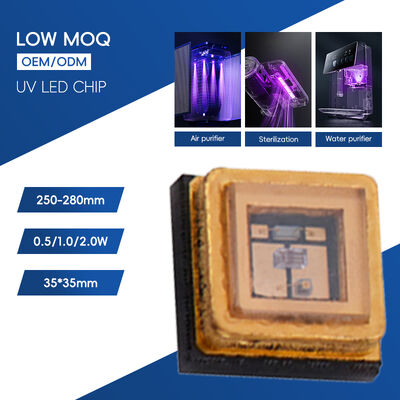 Toptan Fiyat UVC SMD LED 0.5W UV Led Chip 265-285nm UVC LED 3535