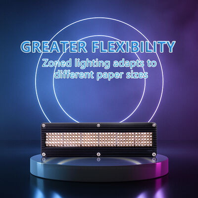 Uzun Ömürlü AC220V 1200W Kür UV LED Sistemi 395nm 310mm Uzunluk Baskı Makineleri 12w/cm2 0-12V Kısılabilir Ofset Yazıcı