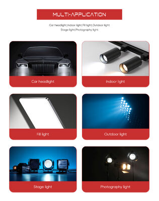 High Density LED Stage Light Fill Light Customized 3W 1616 1717 Series 1800-2200K Photographic 365-1000nm CNSP COB LED Chip