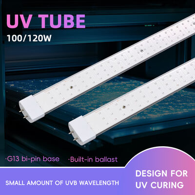 365Nm UV tüp 310Nm Uvb Uva 10'a 1 oranlı bronzlama lambası tüpü 100W 120W cıva değiştirme tüpü ISO9001 CE EMC LVD sertifikalı