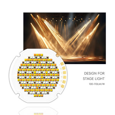 Yüksek Güç 300W 700W RGBW Yuvarlak 36mm 5'i 1 Arada Renkli 110LM/W Akıllı COB LED Çipi Film Işığı için