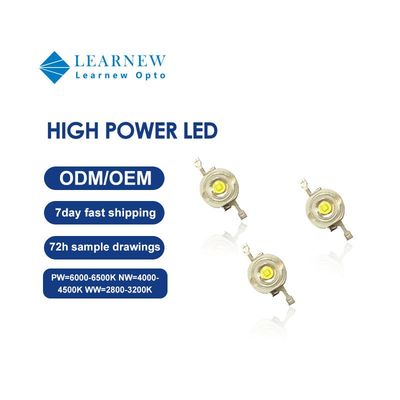 Sahne Işıkları için 120° Görüş Açılı ve 2 Yıl Garantili Özelleştirilebilir 1W-3W Yüksek Güçlü LED Çipi