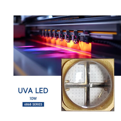6565 6868UV UVA SMD LED 10W 3000mW Flexo Baskı 365nm Diyot Mürekkep Akışlı Yazıcı 385nm 395nm 3D Yazıcı UV Tüzeleme Offset Baskı