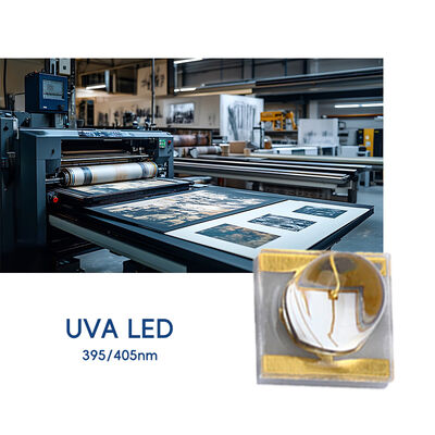 3W UVA UV LED Çip SMD 3535 365nm 385nm 395nm 1050-1500mW UV Tutarlı 3D Yazıcı için Yüksek Güçlü UV LED