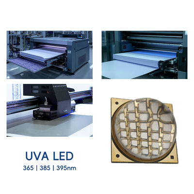 OEM ODM Ücretsiz Örnek Yüksek Güçlü 100W 200W 300W UVA COB UV LED Çip 365nm 385nm 395nm 33500-120000mW UV Tüzetme LED Modülü