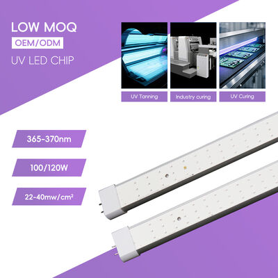 UVC LED Cilt Bronzlaştırma Panel Lambası 365 370nm Yüz Tam Vücut Taşınabilir Fototerapi Bronzlaştırma Yataklı UV Işık Terapisi