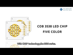 Beş Renkli Led Cob Chip Dimmable 350w Rgbcw Hight Cri 90ra Ncsp Sahne Işığı Teknolojisi